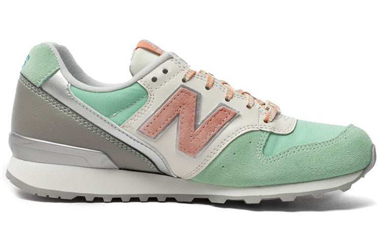 (WMNS) New Balance 996 Sneakers 'Peppermint Green Grey Pink' WR996EM