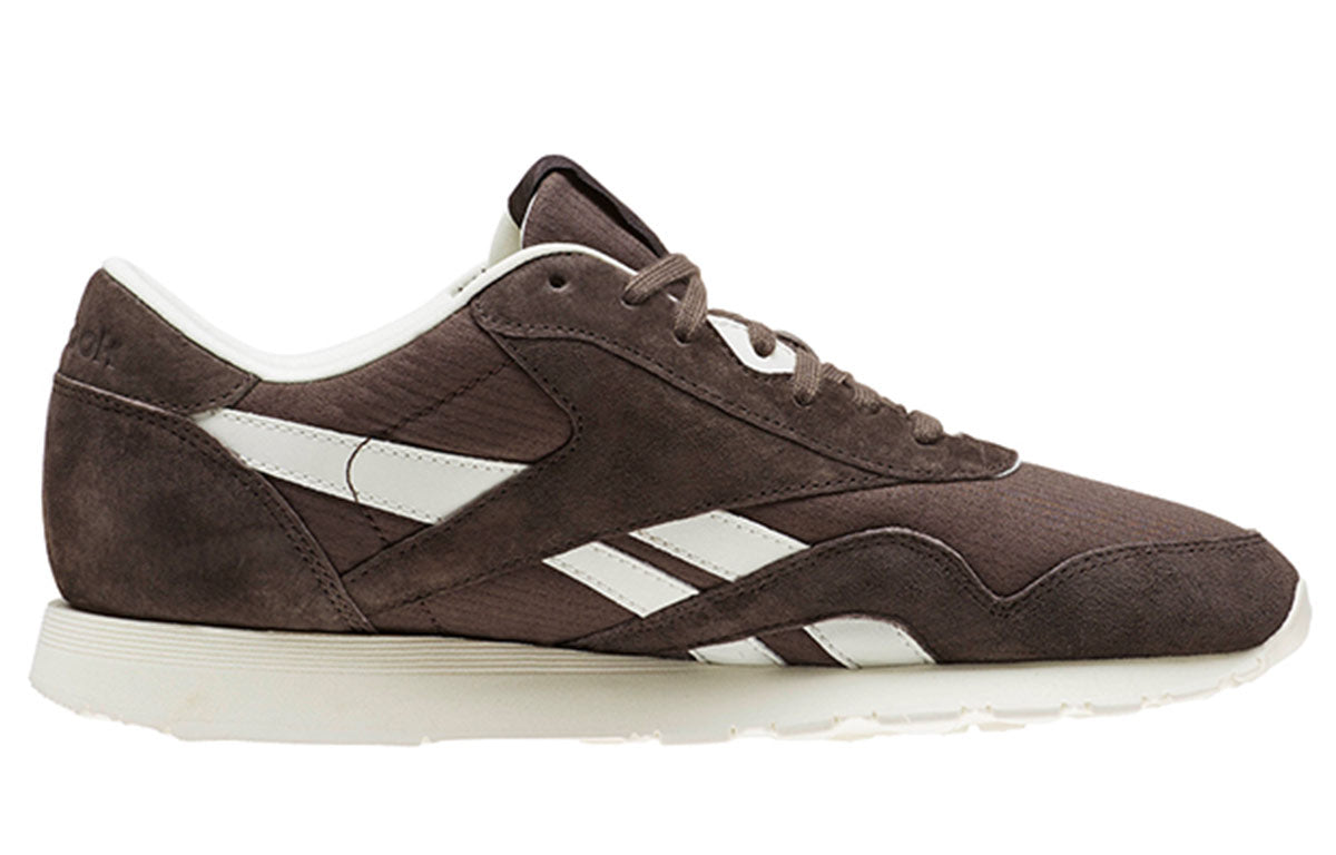 Reebok Classic Nylon Sktn Running Shoes Brown/White BD2692
