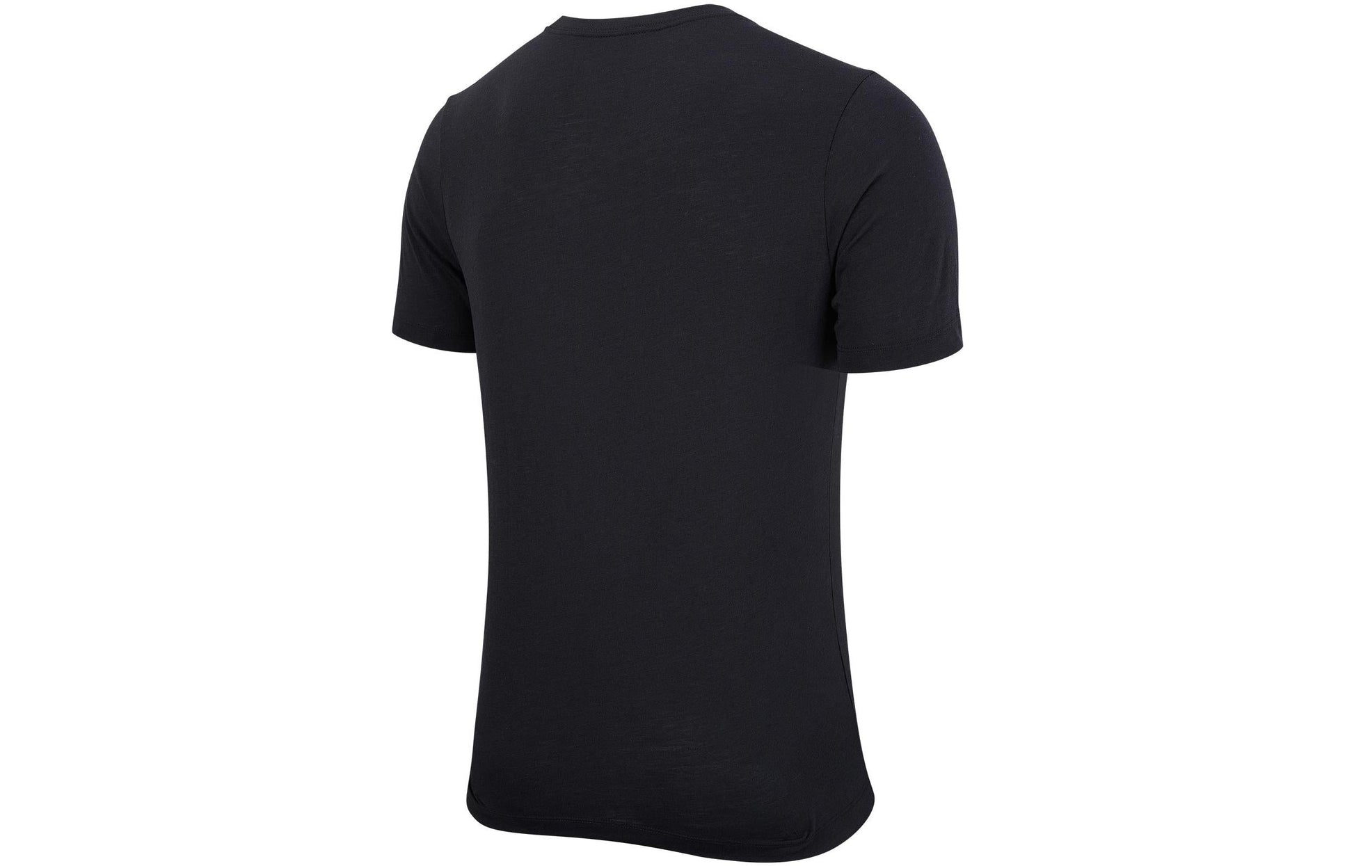 Men's Nike Solid Color Logo Round Neck Pullover Short Sleeve Black T-Shirt DD9211-010