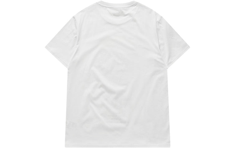 FILA FUSION X Staple Pattern Logo Printing Short Sleeve White T11M024120F-WT