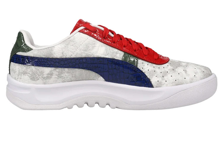 PUMA GV Special Gator Lace Up White/Blue/Red 368304-01