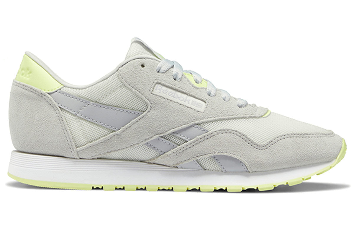 (WMNS) Reebok Classic Nylon 'Grey Yellow' FX3189