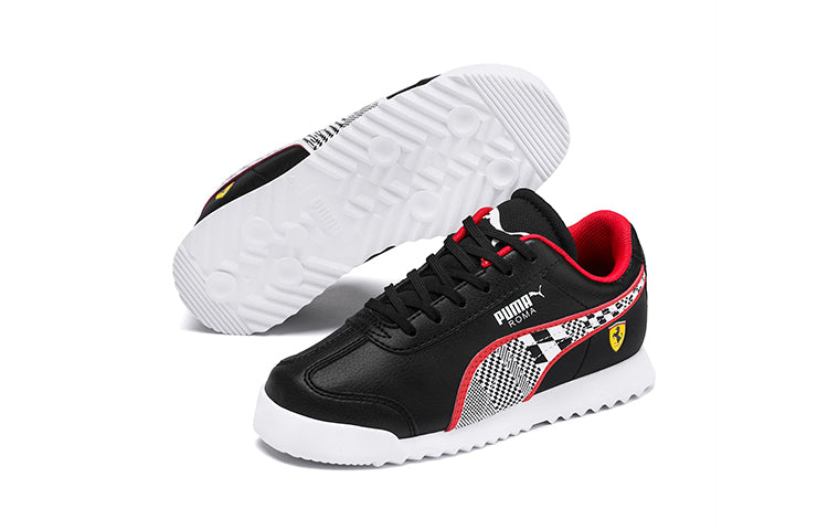 PUMA Scuderia Ferrari Roma Little Kids' Shoes Black/Red 339974-01