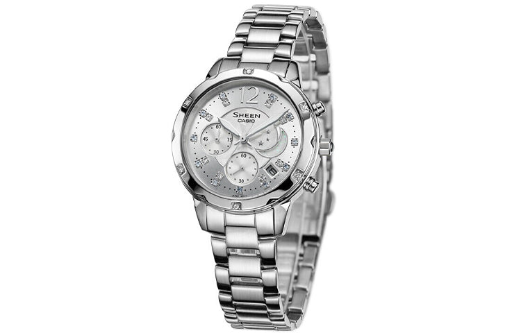 CASIO Elegant Business Watch SHE-5017D-7A Silver Analog SHE-5017D-7A2021
