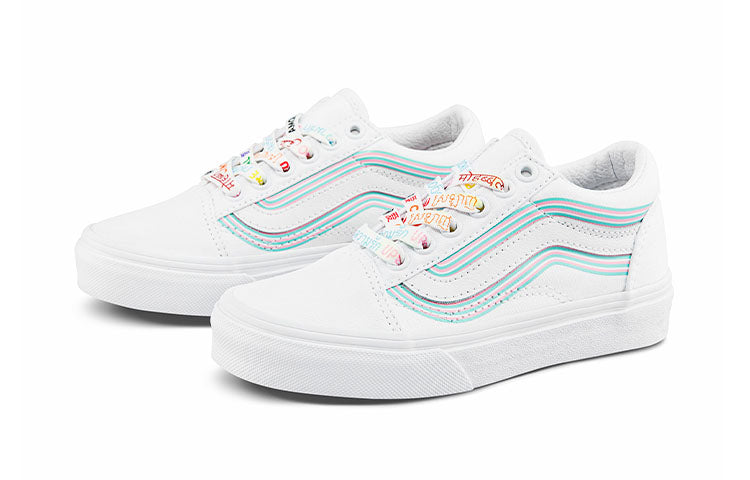 (PS) Vans Old Skool 'White Blue' VN0A7Q5FB5U