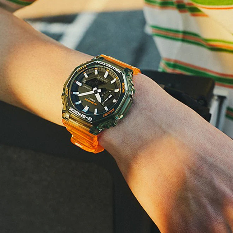 CASIO G-Shock Analog-Digital 'Red' GA-2100HC-4AER