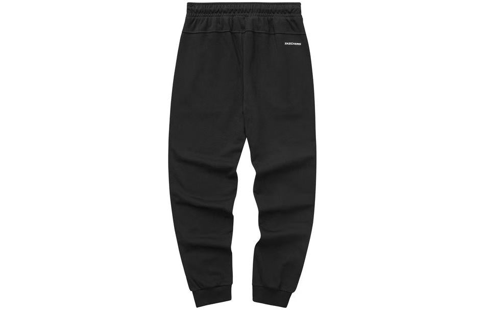 (WMNS) Skechers Hilarious Monster Series Solid Drawstring Knit Pants 'Black' L322W003-0018