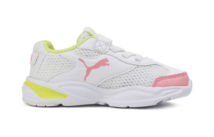 (PS) PUMA 90s Runner Mesh Ac Sneakers White/Pink 372927-04