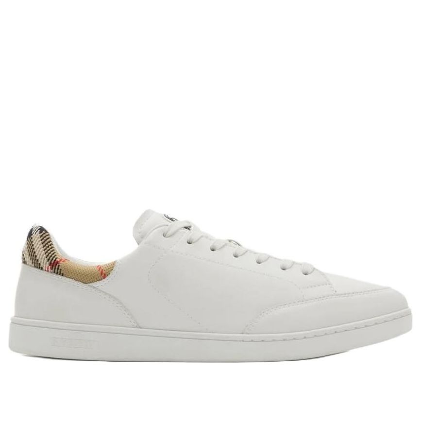 Burberry 26 Leather Set Sneakers 'White Sand Beige' 81188501