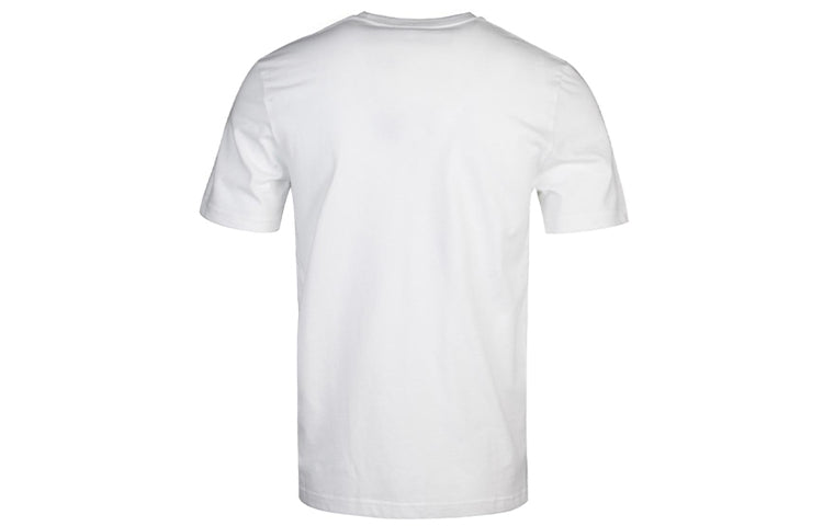 adidas originals Logo Chest Logo Sports Short Sleeve White Blue DH5774