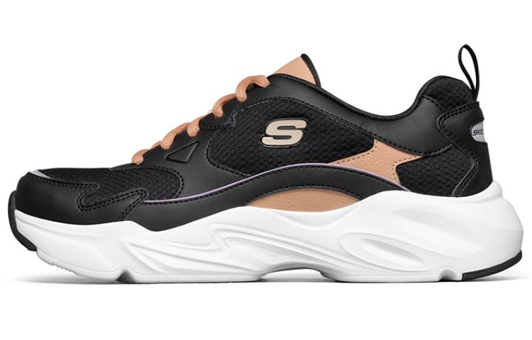 (WMNS) Skechers Stamina Airy 'Black White Pink' 66666310-BKPK