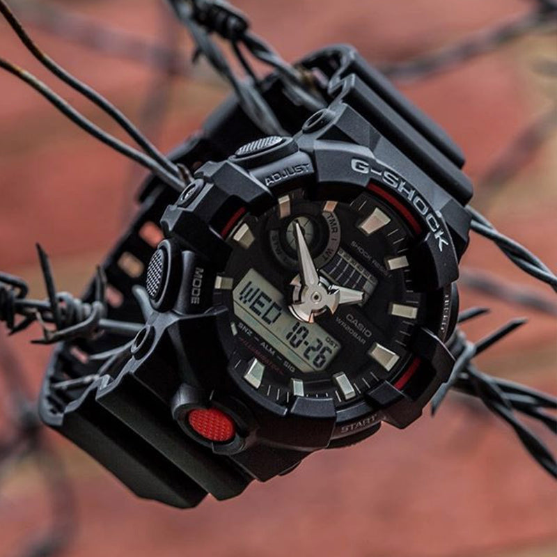 CASIO G-Shock Analog-Digital 'Black' GA-700-1APR