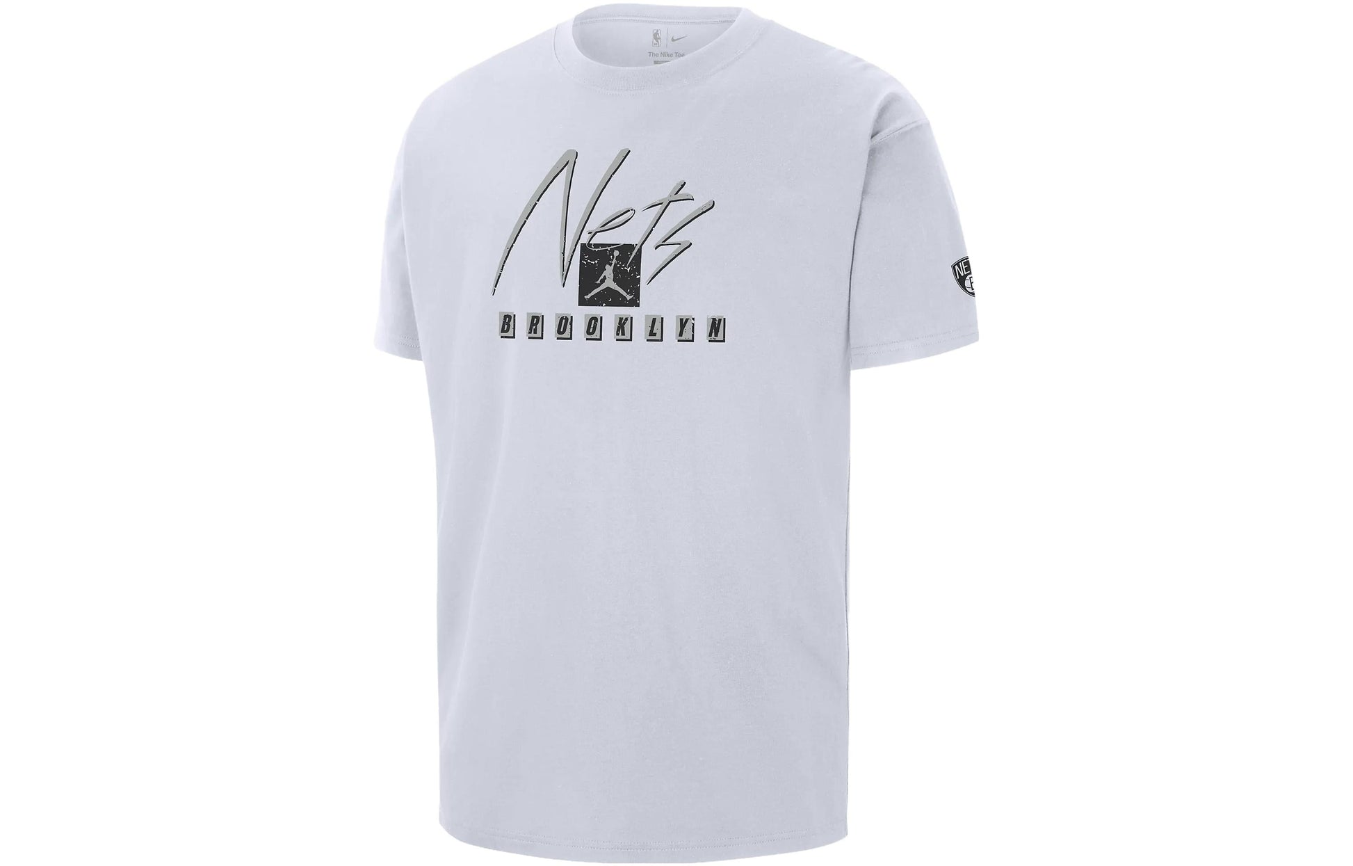 Air Jordan Brooklyn Nets Courtside Statement Edition NBA Max90 T-Shirt 'White' FN1052-100