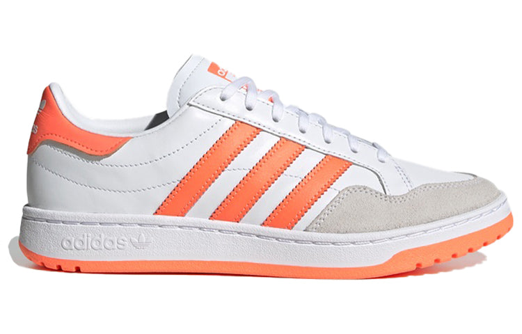 (WMNS) adidas originals Team Court 'White Orange' EF6071