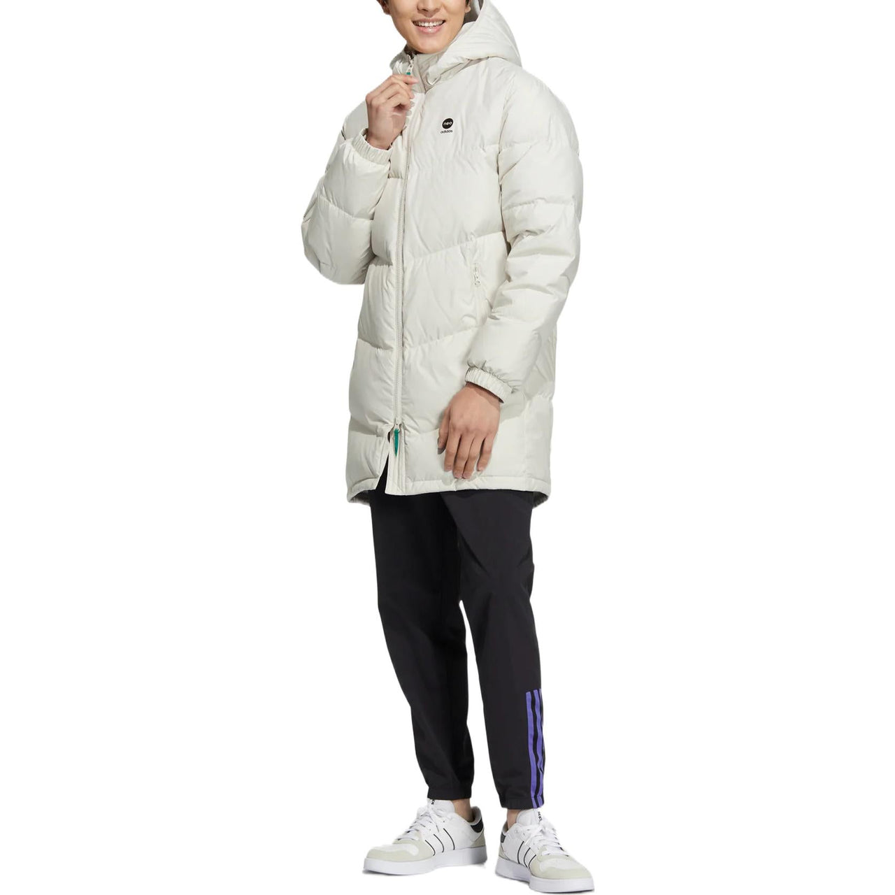 adidas Neo Essentails Down Jackets Asia Sizing 'White' HN4788