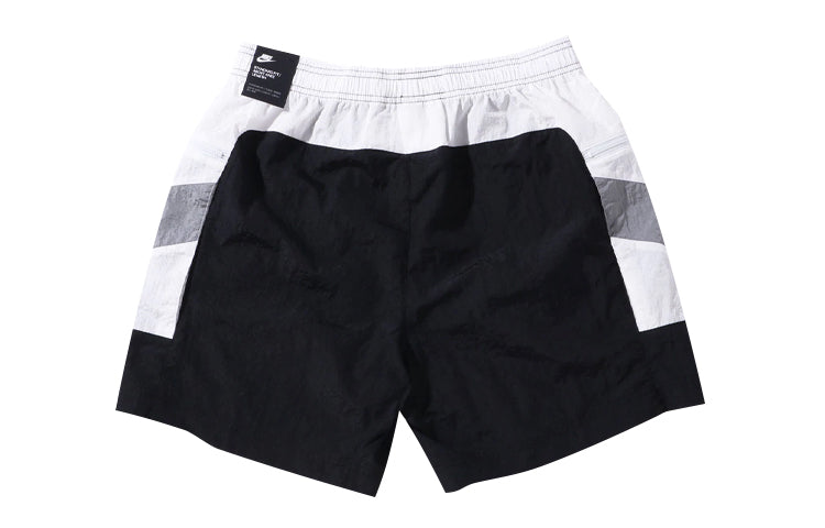 Nike Side Pocket Colorblock Casual Shorts Black White Gray CJ4937-121