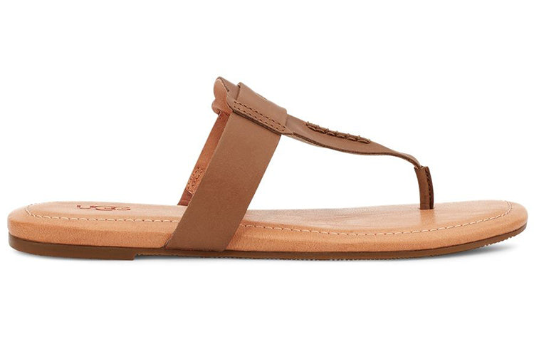 (WMNS) UGG Gaila Brown Slippers 1119756-TLTH