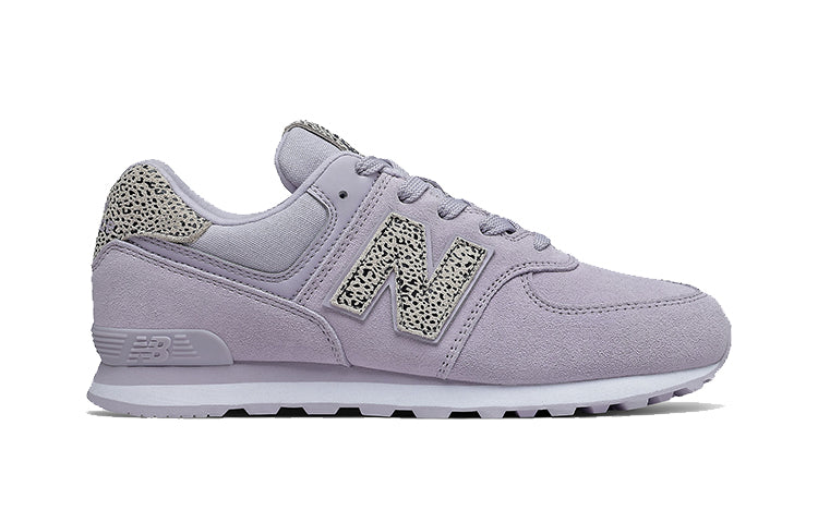 (GS) New Balance 574 Animal Print Big Light Purple GC574ANF