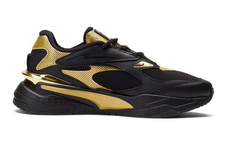 (GS) PUMA RS-Fast 'Black Gold Metal' 375413-01