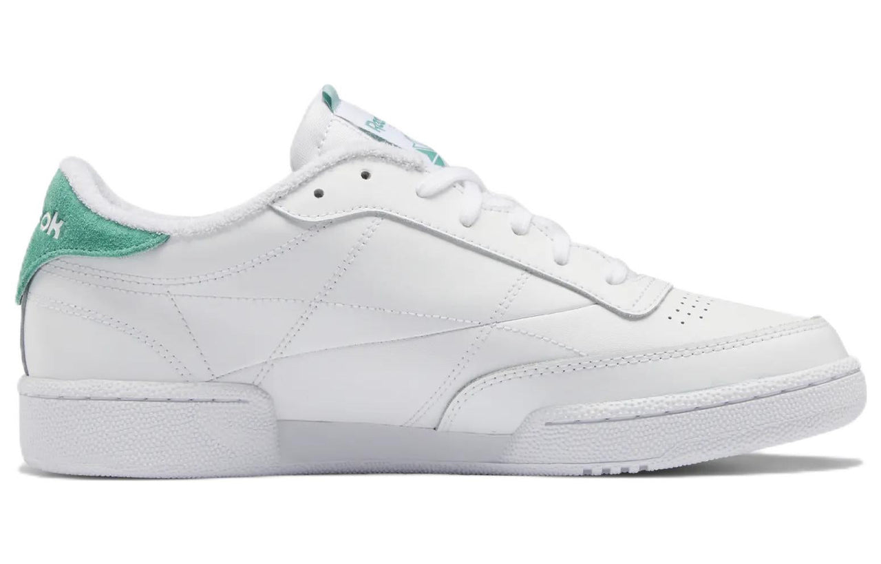 Reebok Club C 85 Cozy Wear-resistant Skateboarding Shoes Unisex White GW7615