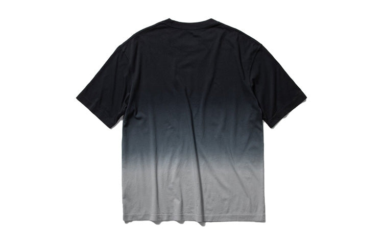 (WMNS) Air Jordan Gradient Alphabet Printing Short Sleeve 'Black' CU6368-073