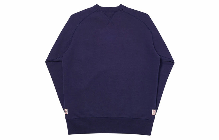 PALACE x EVISU Reversible Crew Logo Crewneck Blue PAL-SS20-010