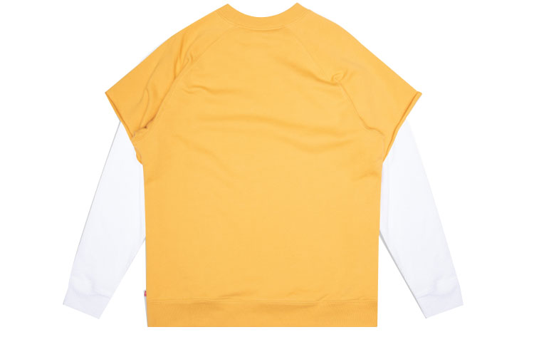 Men's Levis Round Neck Long Sleeves Yellow 85540-0000