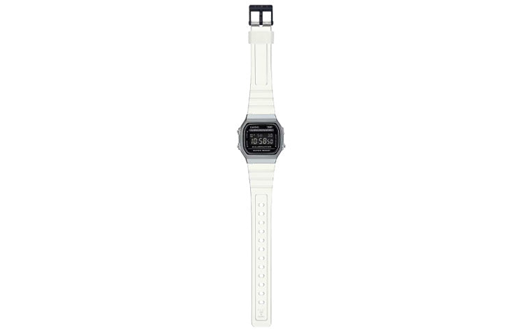 CASIO Digital 'Clear Silver Black' A168XES-1B