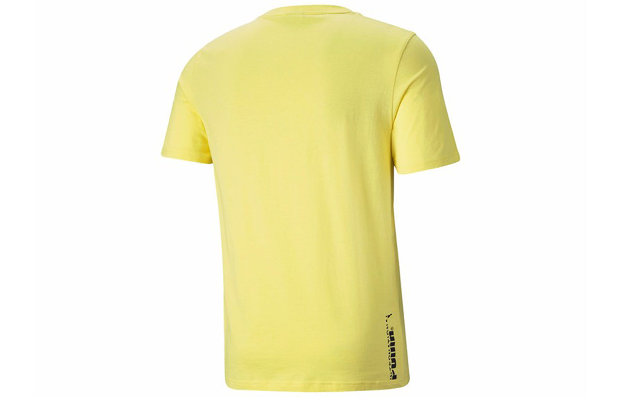 PUMA International Earth T-Shirt 'Yellow Black' 532274-38