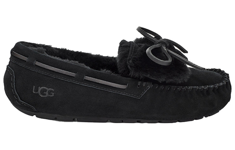 (WMNS) UGG Dakota Double Bow (Bowknot) Black 1118913-BLK