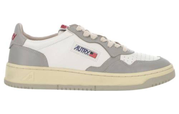 Autry Medalist Low Leather 'White Silver' AULM-CCC1