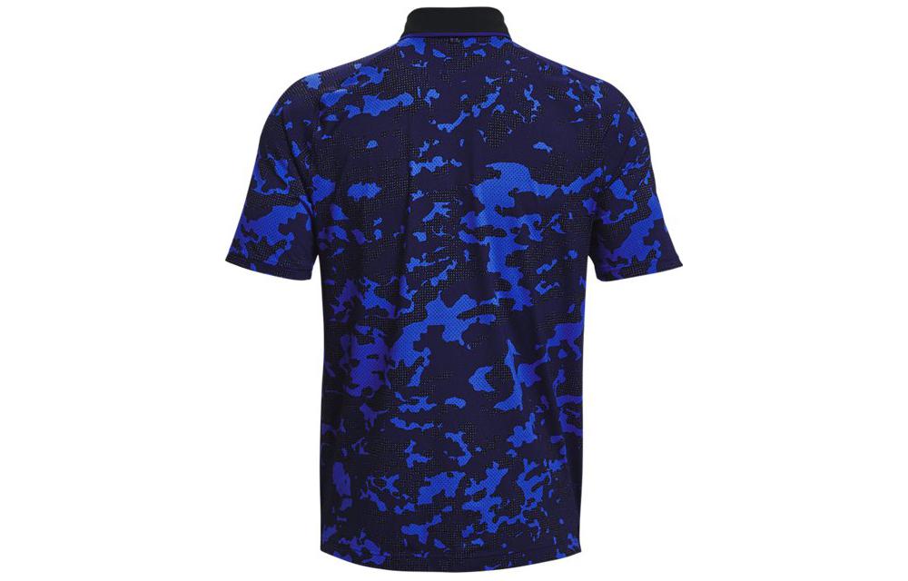 Under Armour Iso-Chill Charged Camo Polo Shirt 'Blue Black' 1373692-456