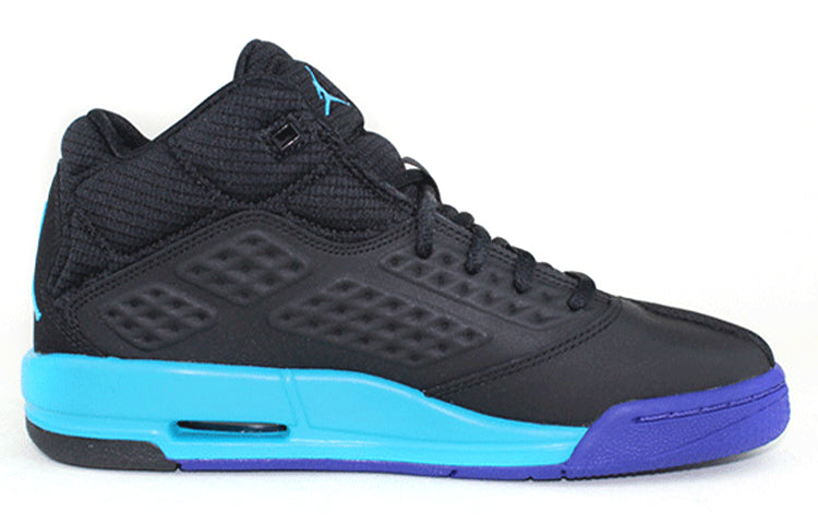 (GS) Air Jordan New School 'Black Blue Lagoon' 768902-008