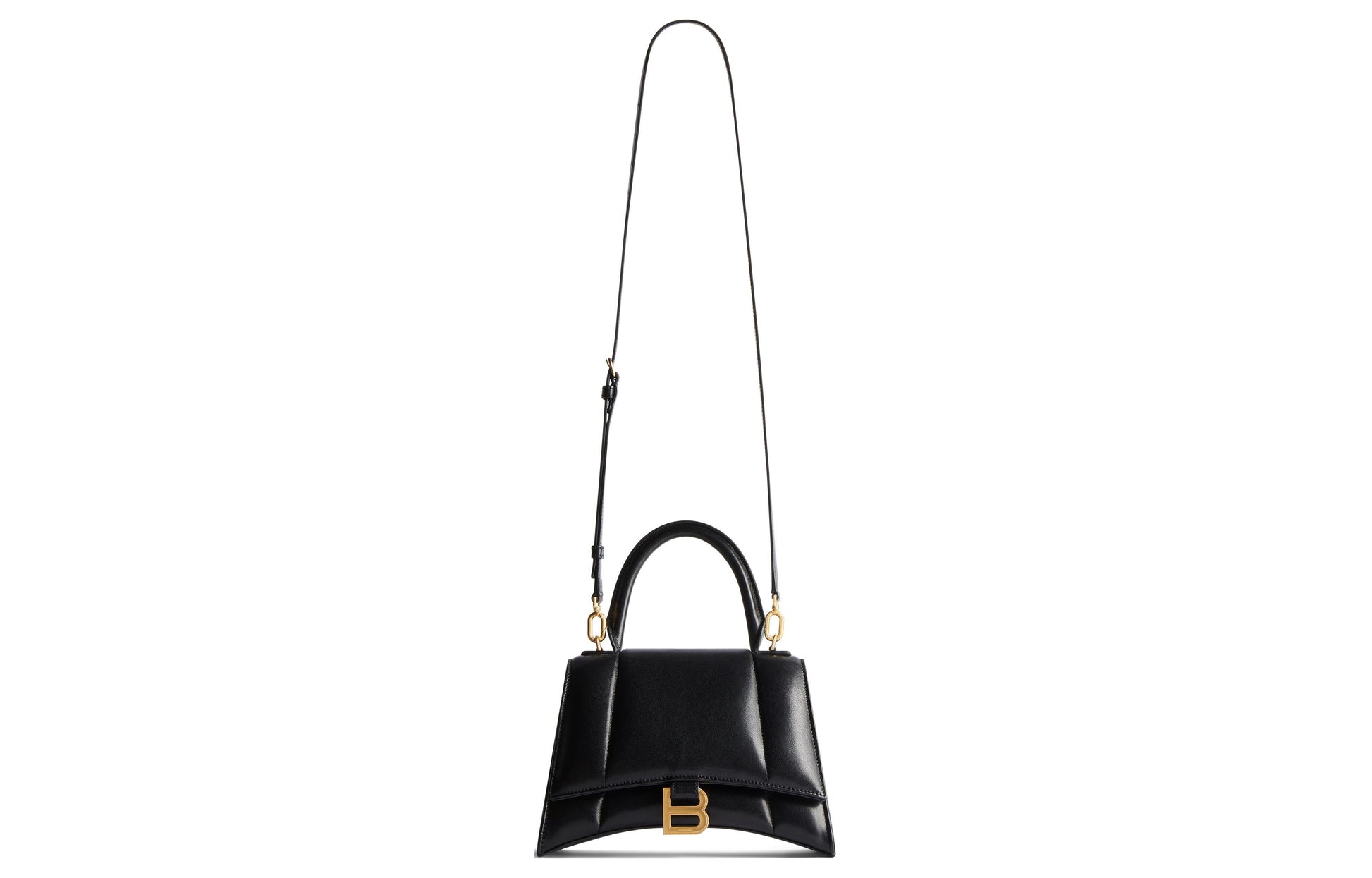 (WMNS) Balenciaga Hourglass Small Handbag 'Black' 5935462AATJ1000