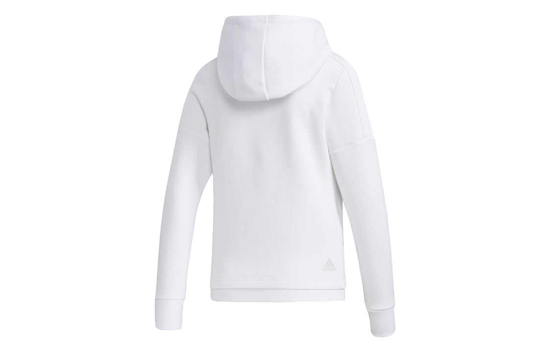 (WMNS) adidas MUST HAVE Hooded Sweatshirt 'White' GM1413