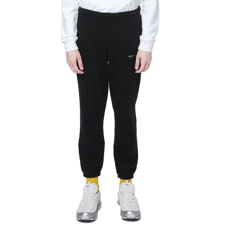Men's Off-White Arrow Pattern Bundle Feet Sports Pants/Trousers/Joggers Black OFWPT261000MDBKR