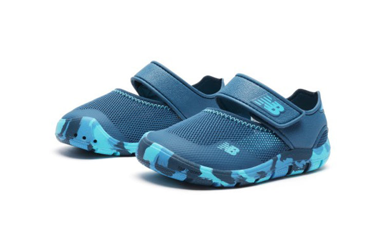 (TD) New Balance 208 Series Velcro Flat Heel Sports Td Navy Blue Sandals IO208NV2