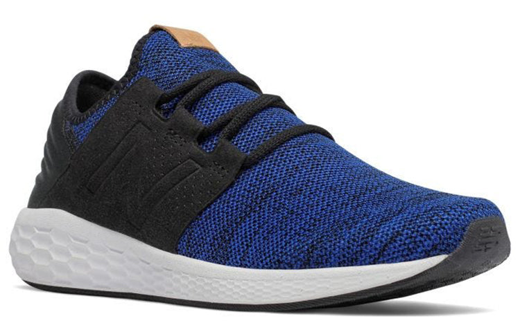 New Balance Cruz Non-Slip Shock Absorption Wear-resistant Low Tops Sports 'Blue Black' MCRUZKR2