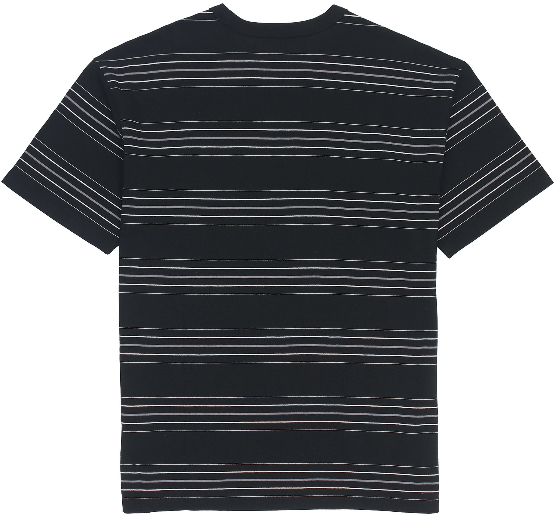 Men's Nike Brand logo Stripe Round Neck Short Sleeve Black T-Shirt DQ1117-010
