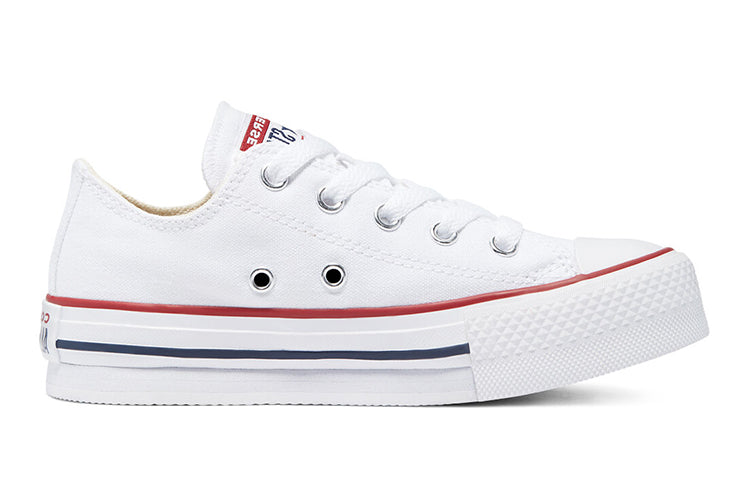 Converse Platform Chuck Taylor All Star Low Top 'White Red' 670893C