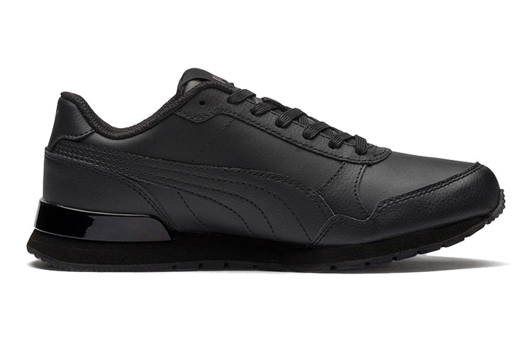 (GS) PUMA ST Runner V2 Leather Low Top Black 366959-01