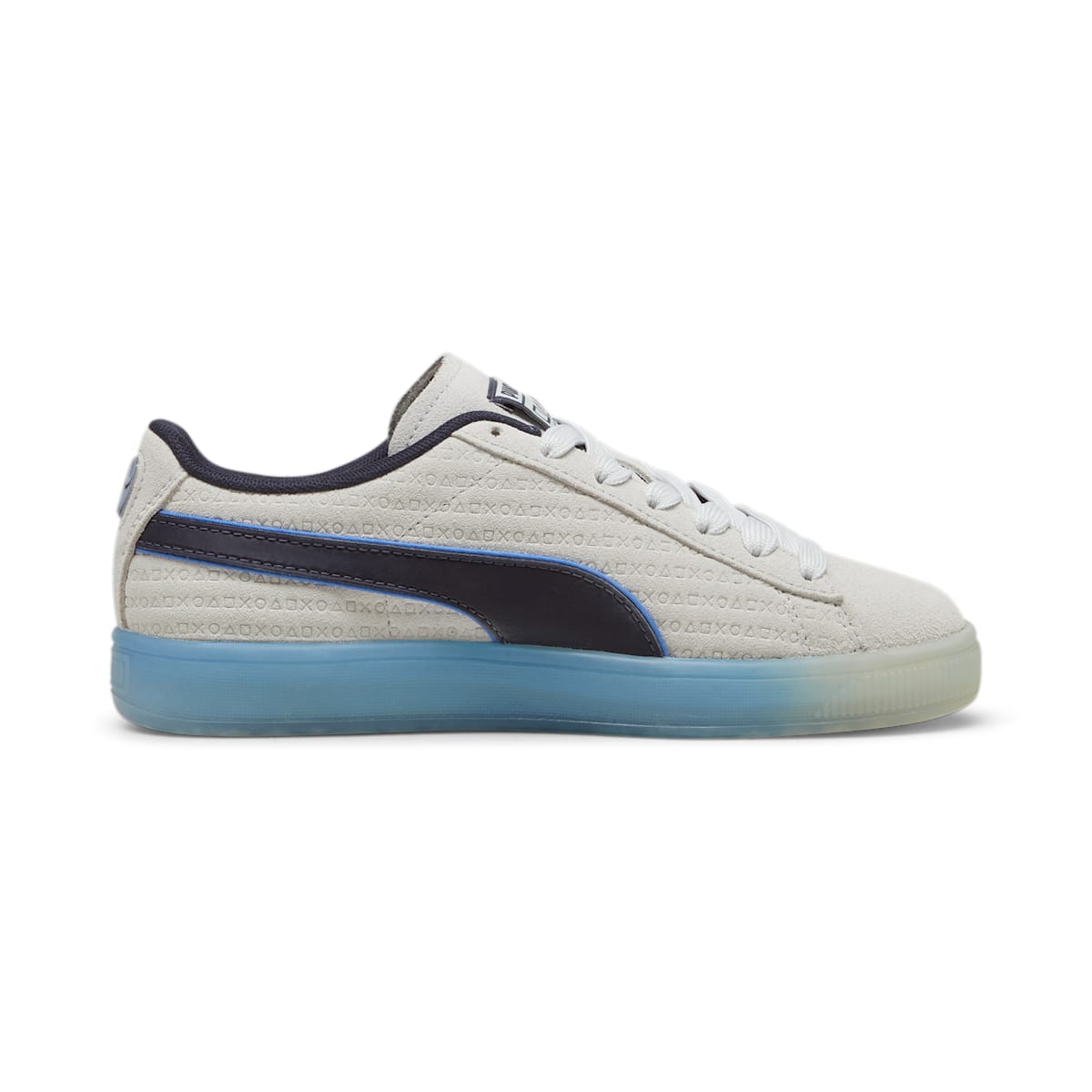 (GS) PUMA x PlayStation Suede 'Glacial Grey' 396655-01