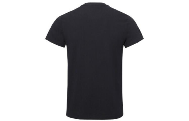 Burberry Logo Solid Color Short Sleeve Unisex Black 80078141