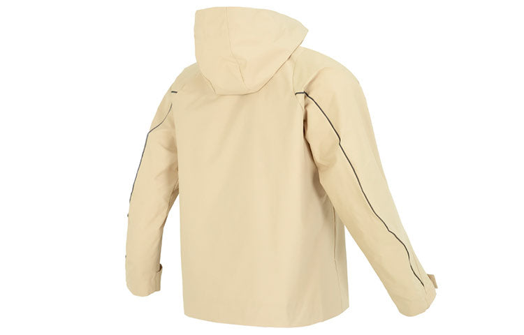 adidas Tech MH Woven Jacket Asia Sizing 'Beige' HY5834