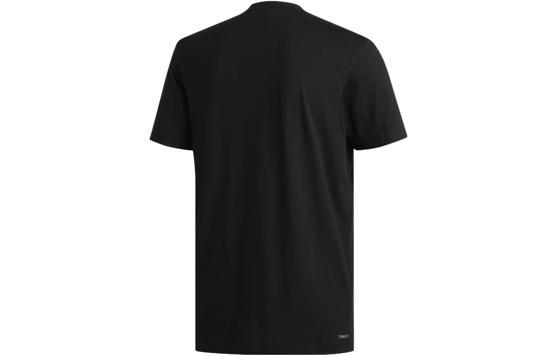 Men's adidas Casual Sports Printing Round Neck Pullover Short Sleeve Black T-Shirt DQ0922