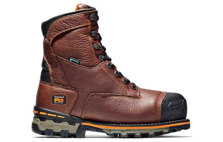 Timberland Pro Boondock 8-Inch Composite Toe Waterproof Work Boots 'Brown' 89628214