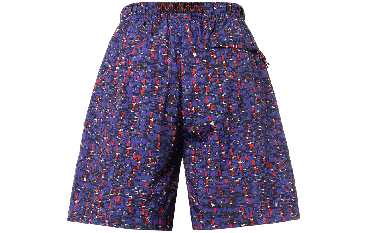 Nike ACG Retro Woven Printing Shorts Blue Red Bluered CT6333-010