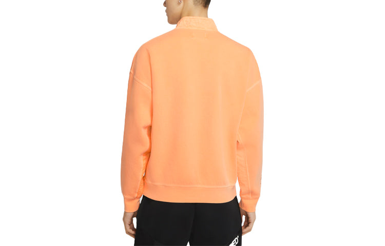 Air Jordan 23 MENS Engineered Casual Sports Half-zipper Stand Collar Orange CJ5998-810