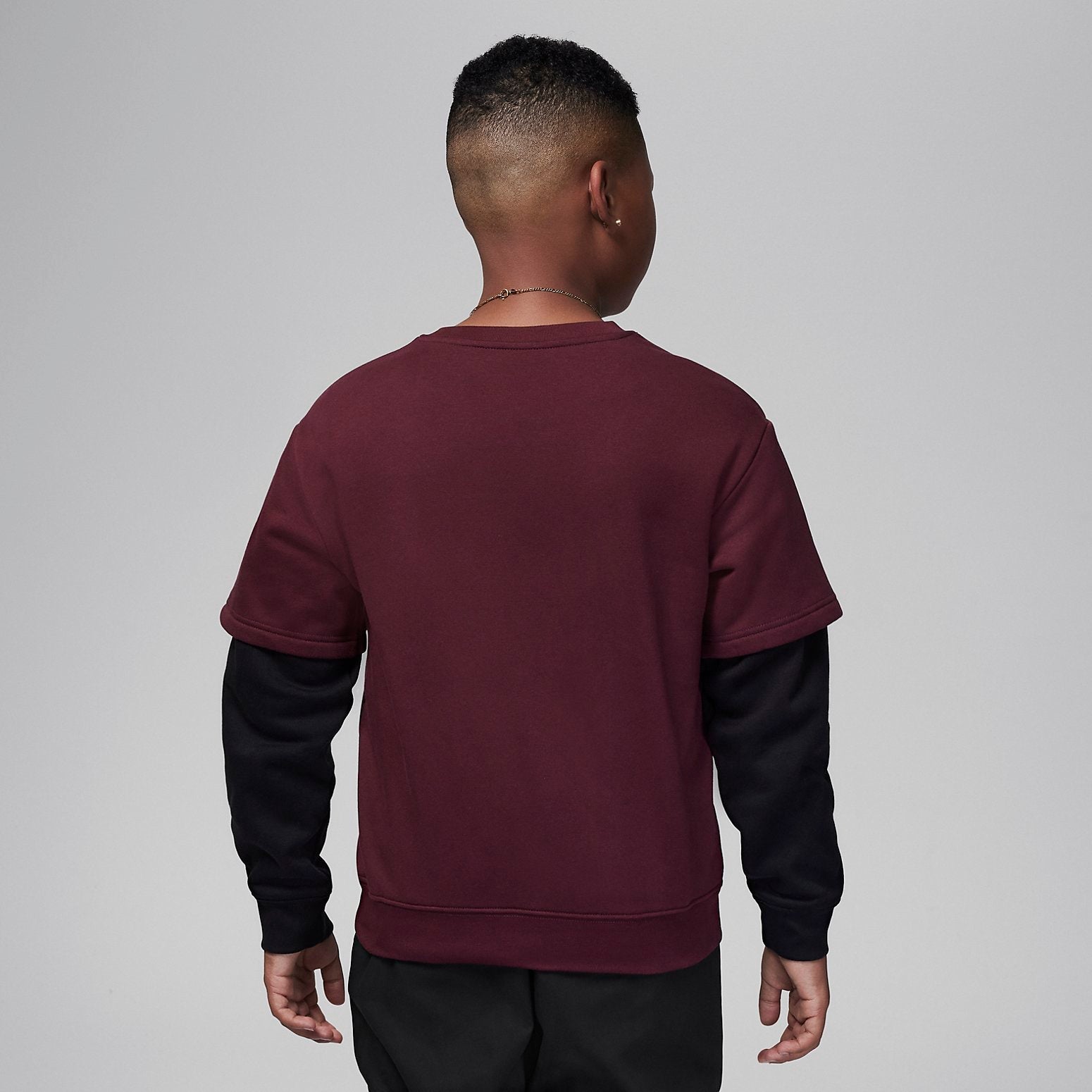 (PS) Air Jordan 23 2fer Crew Top 'Night Maroon' FZ1677-681