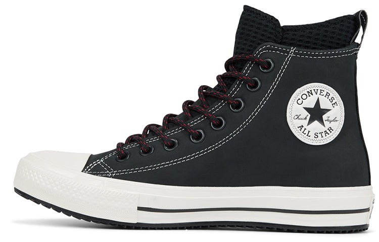 Converse Chuck Taylor All Star High Nubuck Boot 'Black' 166607C